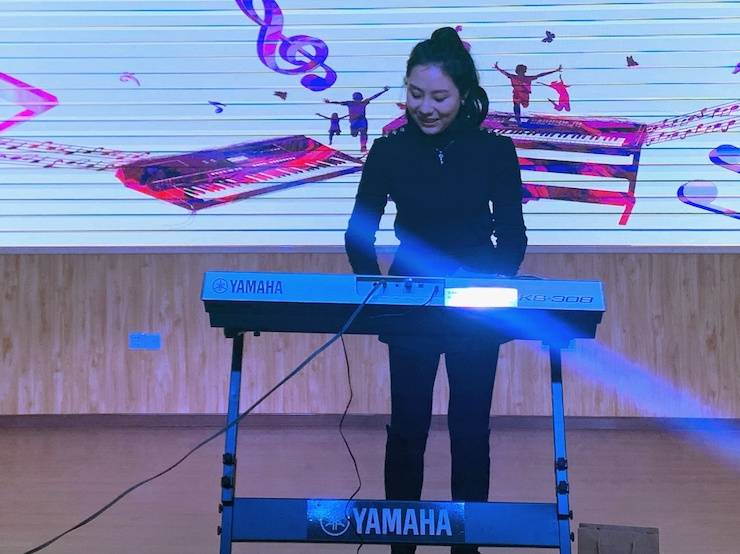 让音乐陪伴成长 明升ms88乐器捐赠爱心行动走进重庆市长寿区江南九年制学校