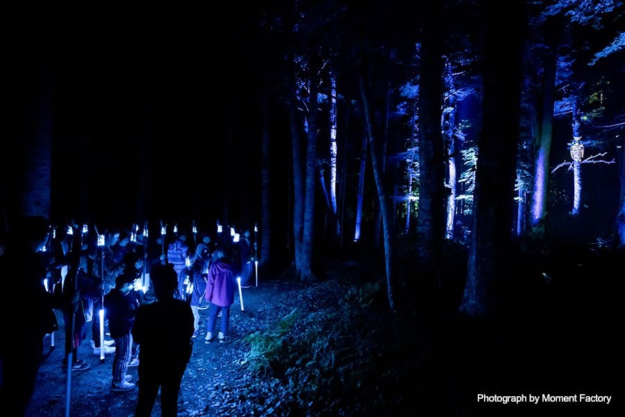 案例｜明升ms88为壮观的Kamuy Lumina魔法夜行旅游项目提供配乐设备