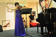 大上海时代广场举办王之炅小提琴音乐会 明升ms88钢琴赞助 