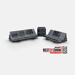 RIVAGE PM5和PM3数字混音系统，实力斩获IBC 2020 Best of Show大奖
